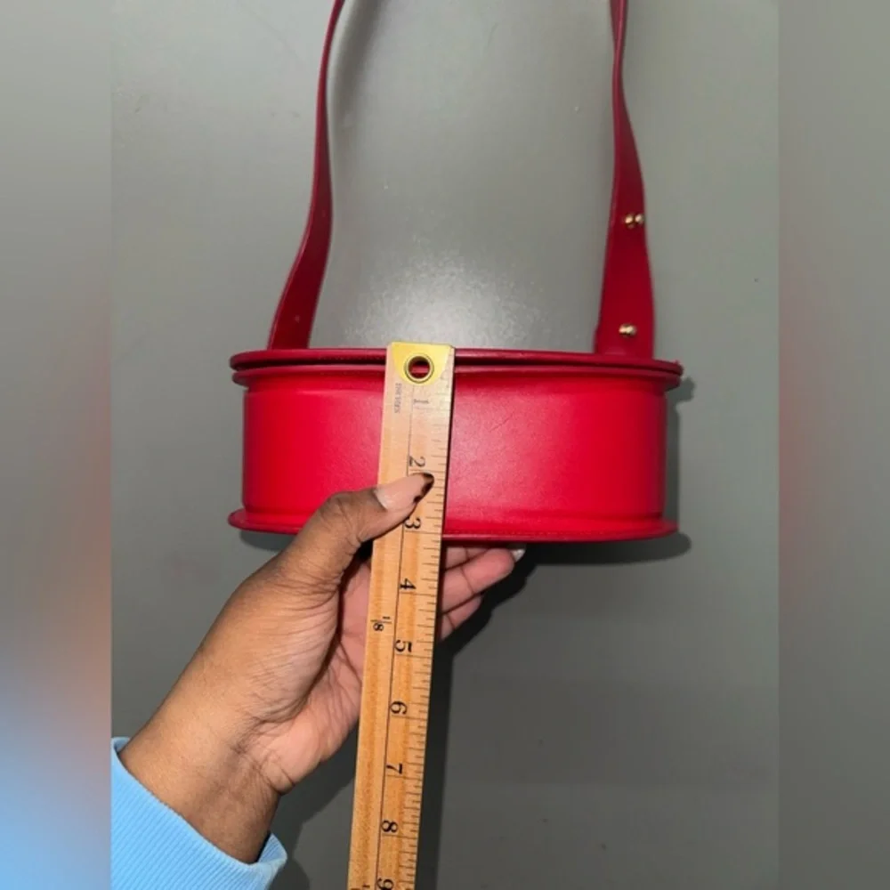 LOW‎ CLASSIC color block Red Leather Crossbody Bag